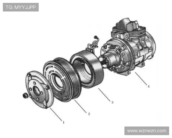 挖掘机空调压缩机电磁离合器控制